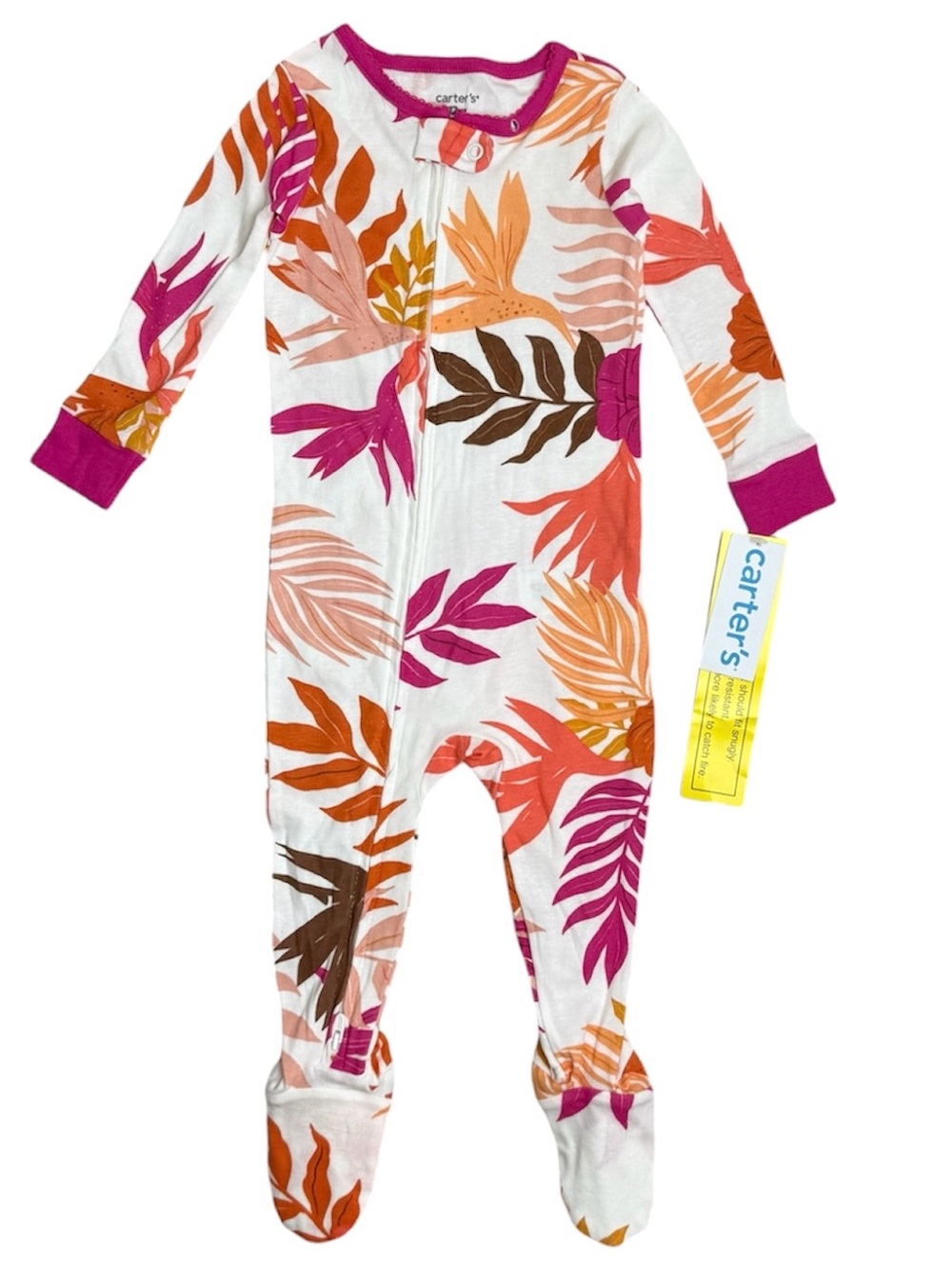 NWT Carters Footed Sleeper Cotton Pajama 12 Mon